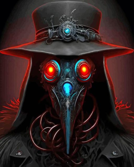 Cool Plague Mask Diamond Painting