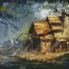 House In The Forest Diamond Painting