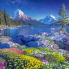 Lake In Alps Landscape Diamond Painting