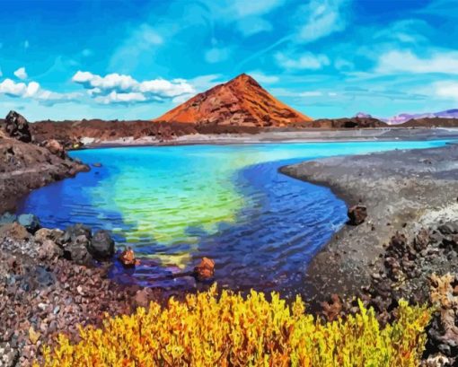 Lnzarote Landscape Diamond Painting