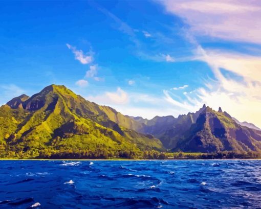 Napali Coast Diamond Painting