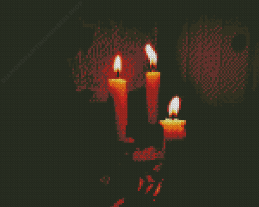 Old Candle Diamond Painting