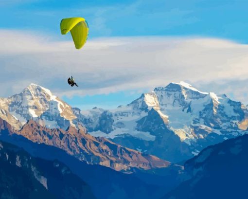 Paragliding Diamond Painting