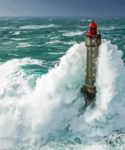 Phare De La Jument Diamond Painting