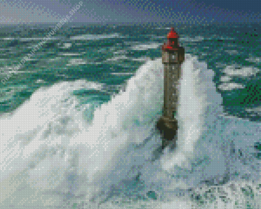 Phare De La Jument Diamond Painting