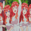 Quintessential Quintuplets Diamond Painting