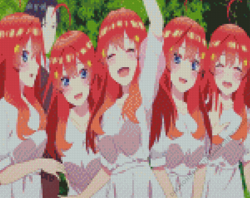 Quintessential Quintuplets Diamond Painting