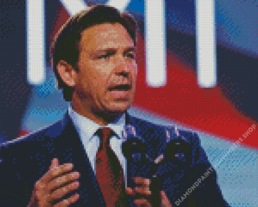 Ron Desantis Diamond Painting