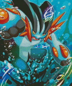 Swampert Diamond Painting