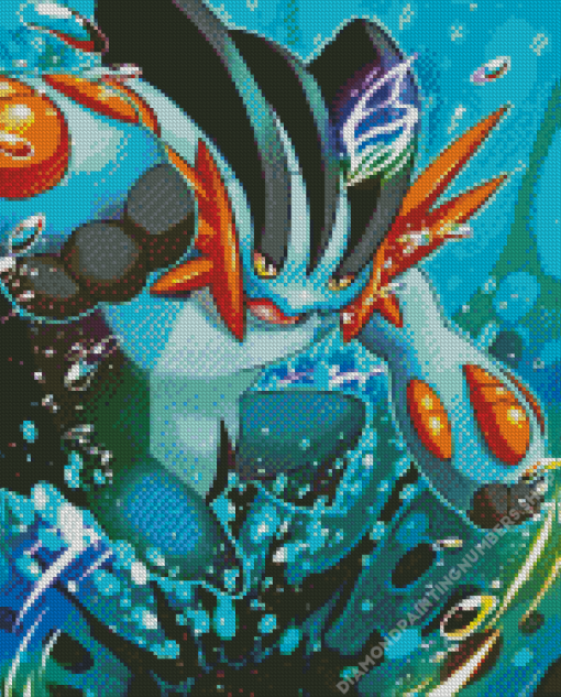 Swampert Diamond Painting