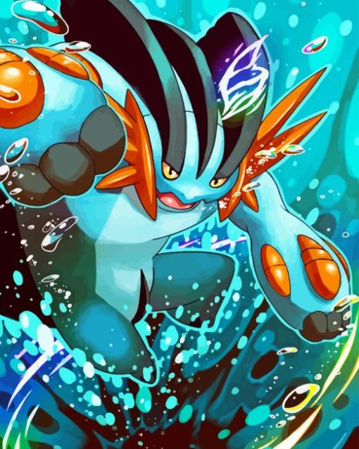 Swampert Diamond Painting