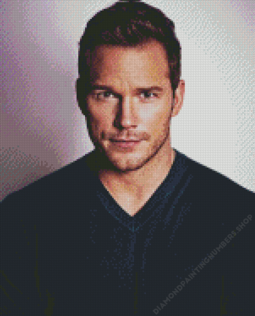 The Actor Chris Pratt Diamond Painting