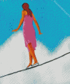 Tightrope Woman Diamond Painting