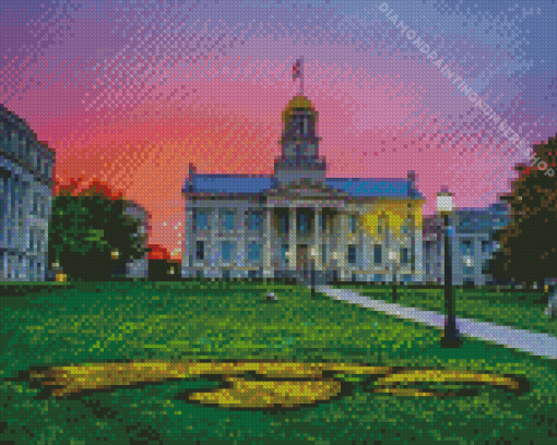 University of Iowa Diamond Painting