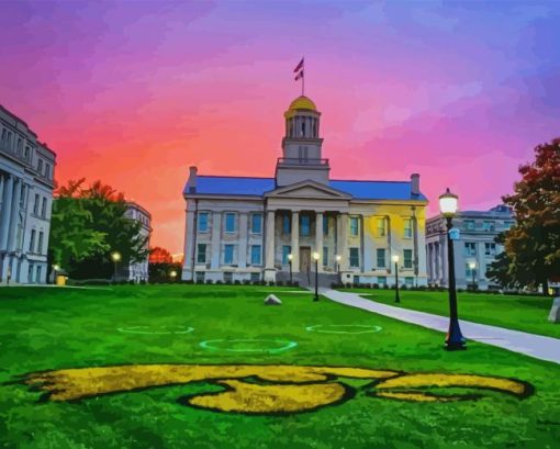 University of Iowa Diamond Painting