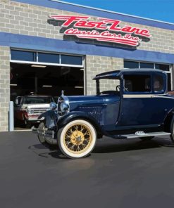 1929 Ford Model A Diamond by numbers