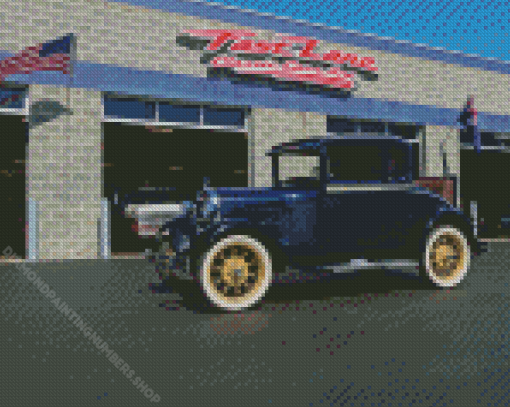 1929 Ford Model A Diamond by numbers