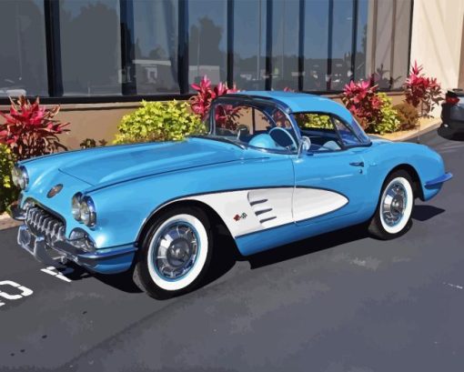 1960 Corvette Diamond Painting