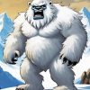 Abominable Snowman Diamond Painting