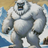 Abominable Snowman Diamond Painting