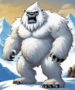 Abominable Snowman Diamond Painting