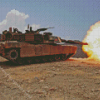 Abrams Tank Diamond Painting