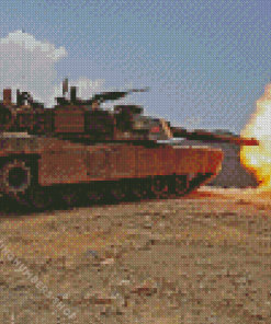 Abrams Tank Diamond Painting