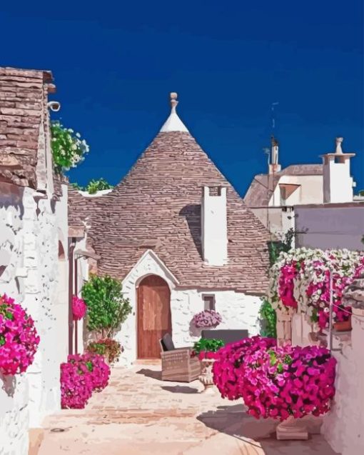 Alberobello Town Diamond Painting