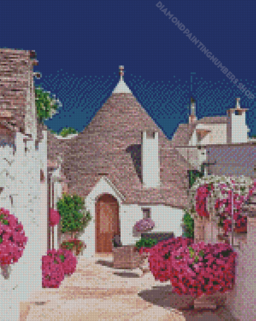 Alberobello Town Diamond Painting