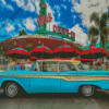 Antique Edsel Car Diamond Painting