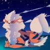 Arcanine Pokemon Character Diamond Painting