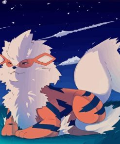 Arcanine Pokemon Character Diamond Painting