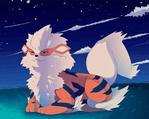 Arcanine Pokemon Character Diamond Painting