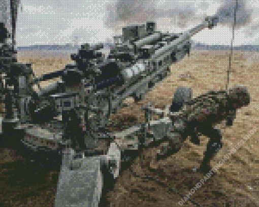 Artillery Military Diamond Painting