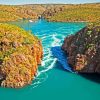 Australia Horizontal Falls Diamond by numbers