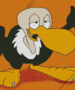 Beaky the Buzzard Diamond Painting