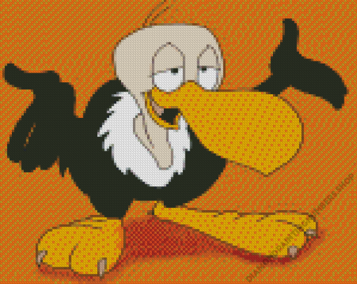 Beaky the Buzzard Diamond Painting