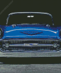 Blue 57 Chevy Diamond Painting