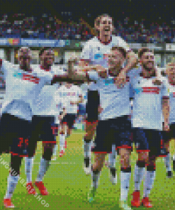 Bolton Wanderers Diamond by numbers