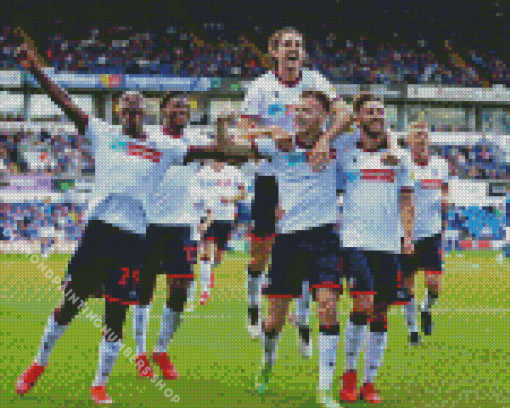 Bolton Wanderers Diamond by numbers