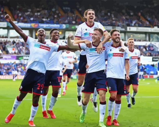 Bolton Wanderers Diamond by numbers