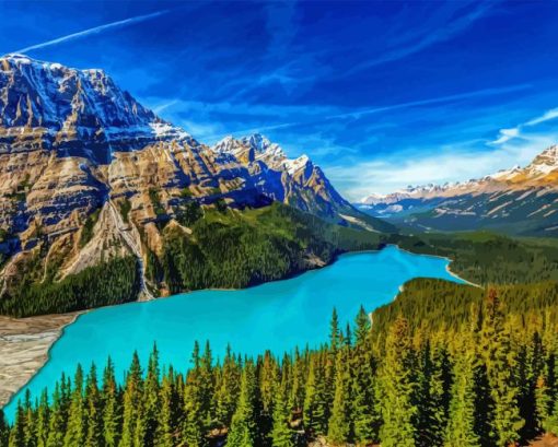 Bow Lake Diamond Painting