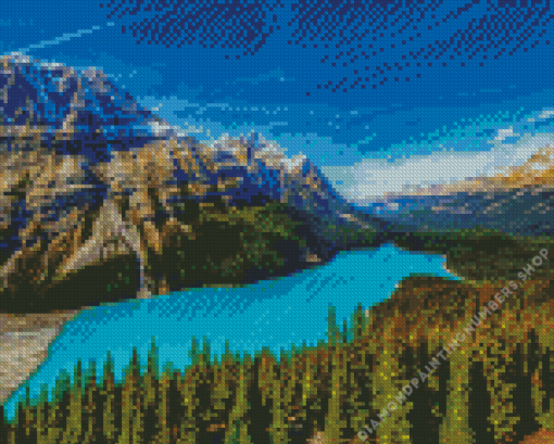 Bow Lake Diamond Painting