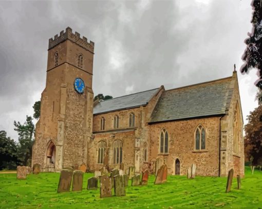 Bradenham Church Diamond Painting