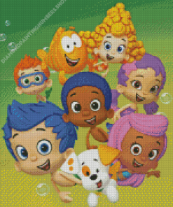 Bubble Guppies Diamond Paints