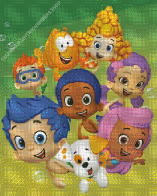 Bubble Guppies Diamond Paints