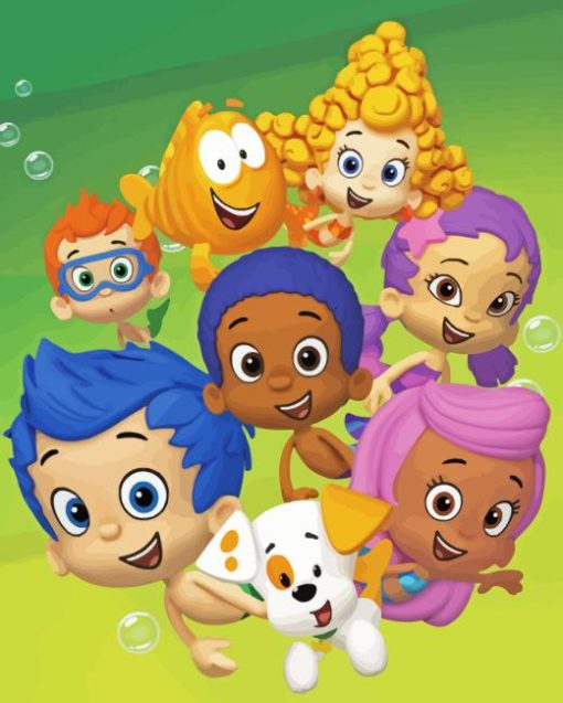 Bubble Guppies Diamond Paints