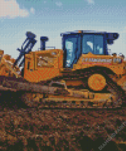 Bulldozer Diamond Painting