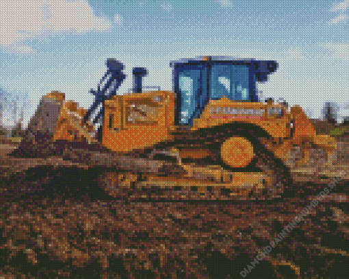 Bulldozer Diamond Painting