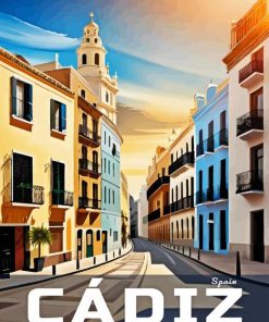 Cadiz City Poster Diamond Painting